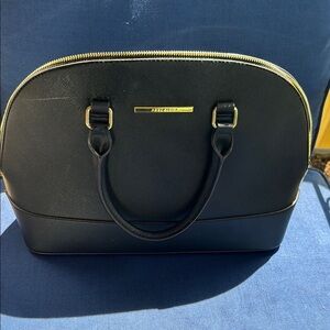 Kate Spade Black Satchel with Gold Trim